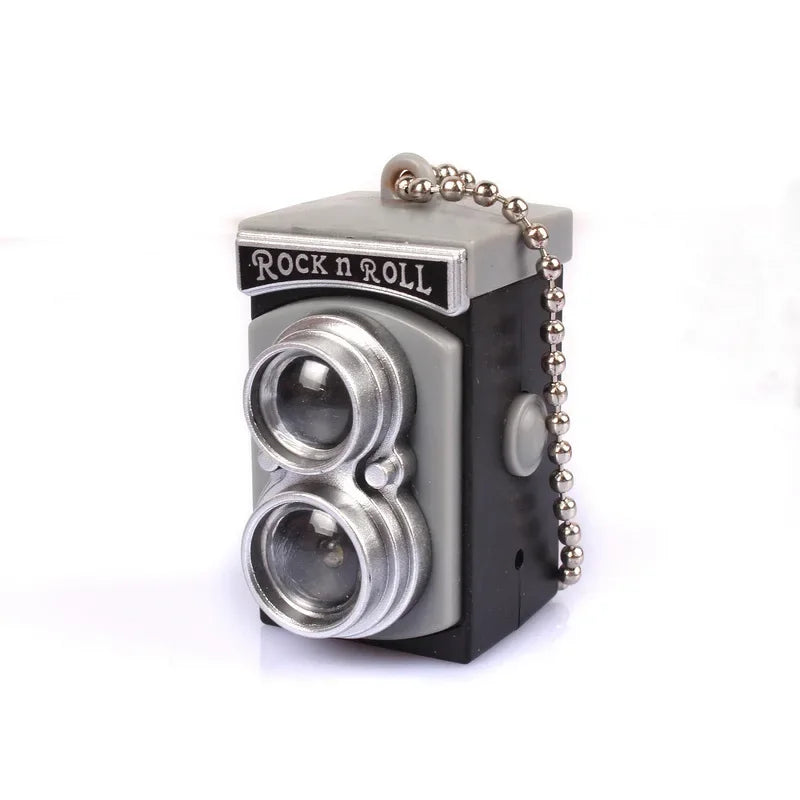 Mini Glow Baby With DSLR Camera Keychain With Flash Sound Effects Gift Toy Bag Accessories Kids Boy Gift Keychain