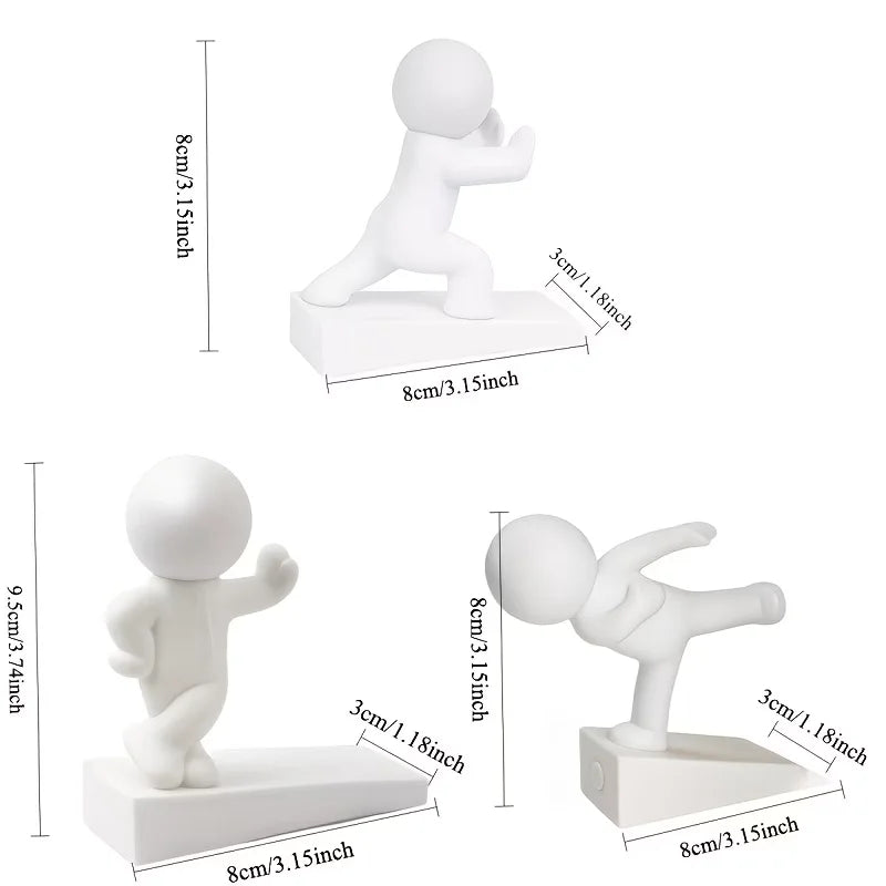 Cute Door Sills Movable Anti Slip Bases To Protect Walls and Three-dimensional Home Decorations