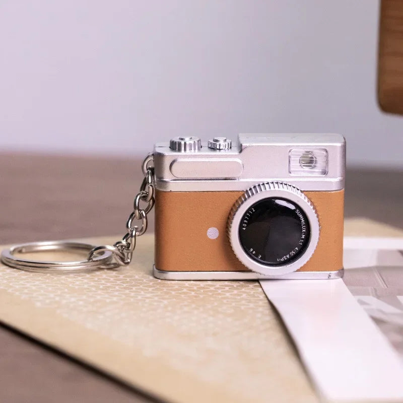 Mini Glow Baby With DSLR Camera Keychain With Flash Sound Effects Gift Toy Bag Accessories Kids Boy Gift Keychain