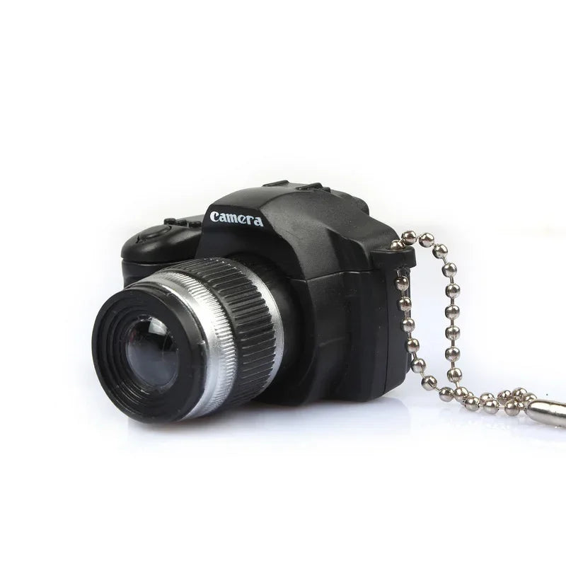 Mini Glow Baby With DSLR Camera Keychain With Flash Sound Effects Gift Toy Bag Accessories Kids Boy Gift Keychain