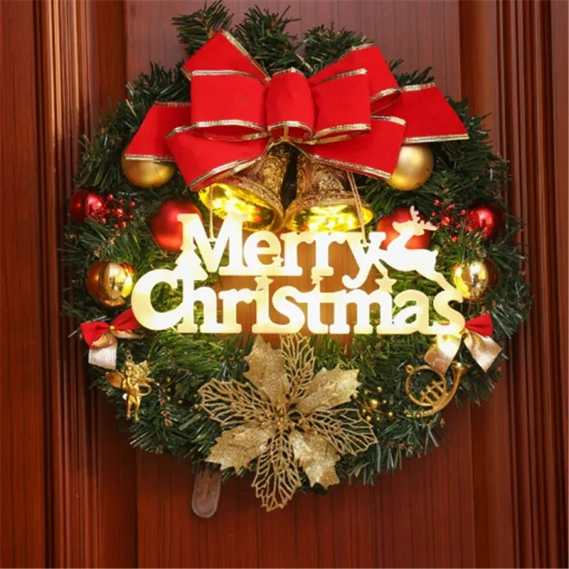 Christmas Decoration 2026 New Year Xmas Merry Christmas LED Letter Tag Light String Fairy Garland Home Decoration Christmas Noel