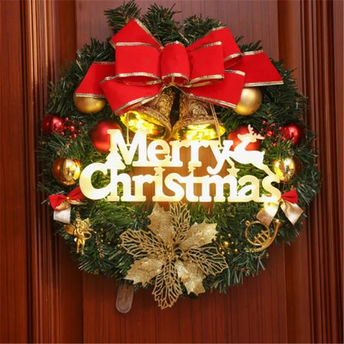 Christmas Decoration 2026 New Year Xmas Merry Christmas LED Letter Tag Light String Fairy Garland Home Decoration Christmas Noel
