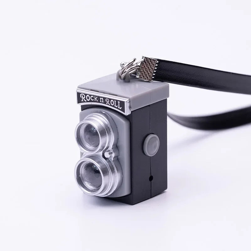 Mini Glow Baby With DSLR Camera Keychain With Flash Sound Effects Gift Toy Bag Accessories Kids Boy Gift Keychain