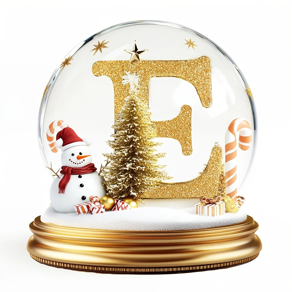 Christmas Tree Decorations Mixed Letter Desktop Ornament Family Portrait Decor Farmhouse Vacation Desktop Decoration Acrylic