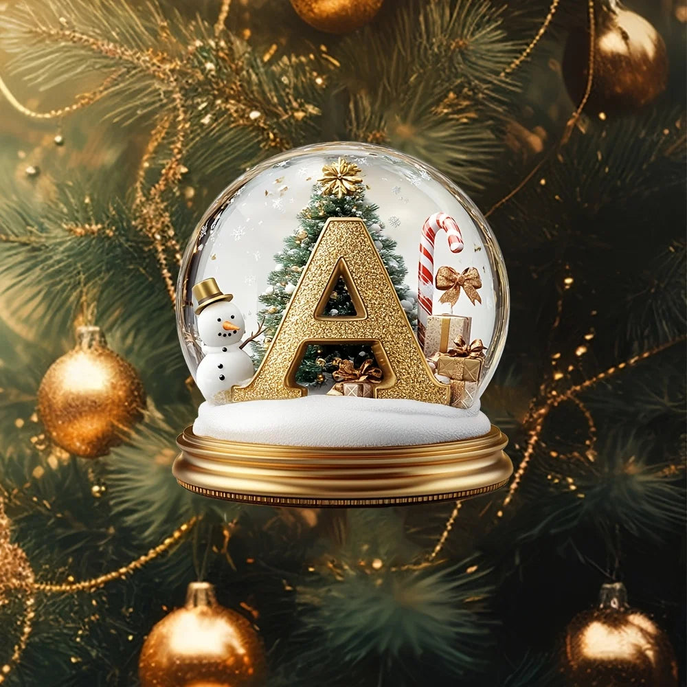 Christmas Tree Decorations Mixed Letter Desktop Ornament Family Portrait Decor Farmhouse Vacation Desktop Decoration Acrylic